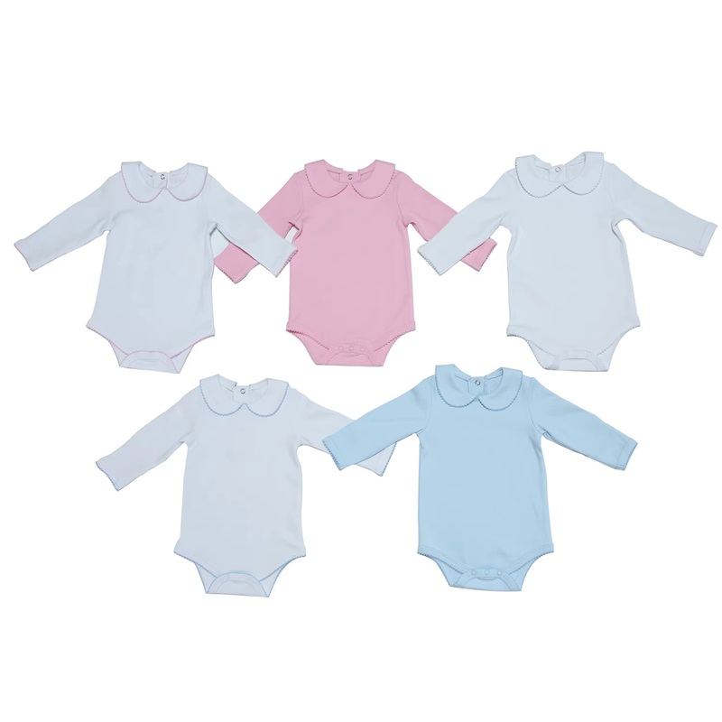 Dječja odjeća prilagođena Picot Obriši Baby Onesie